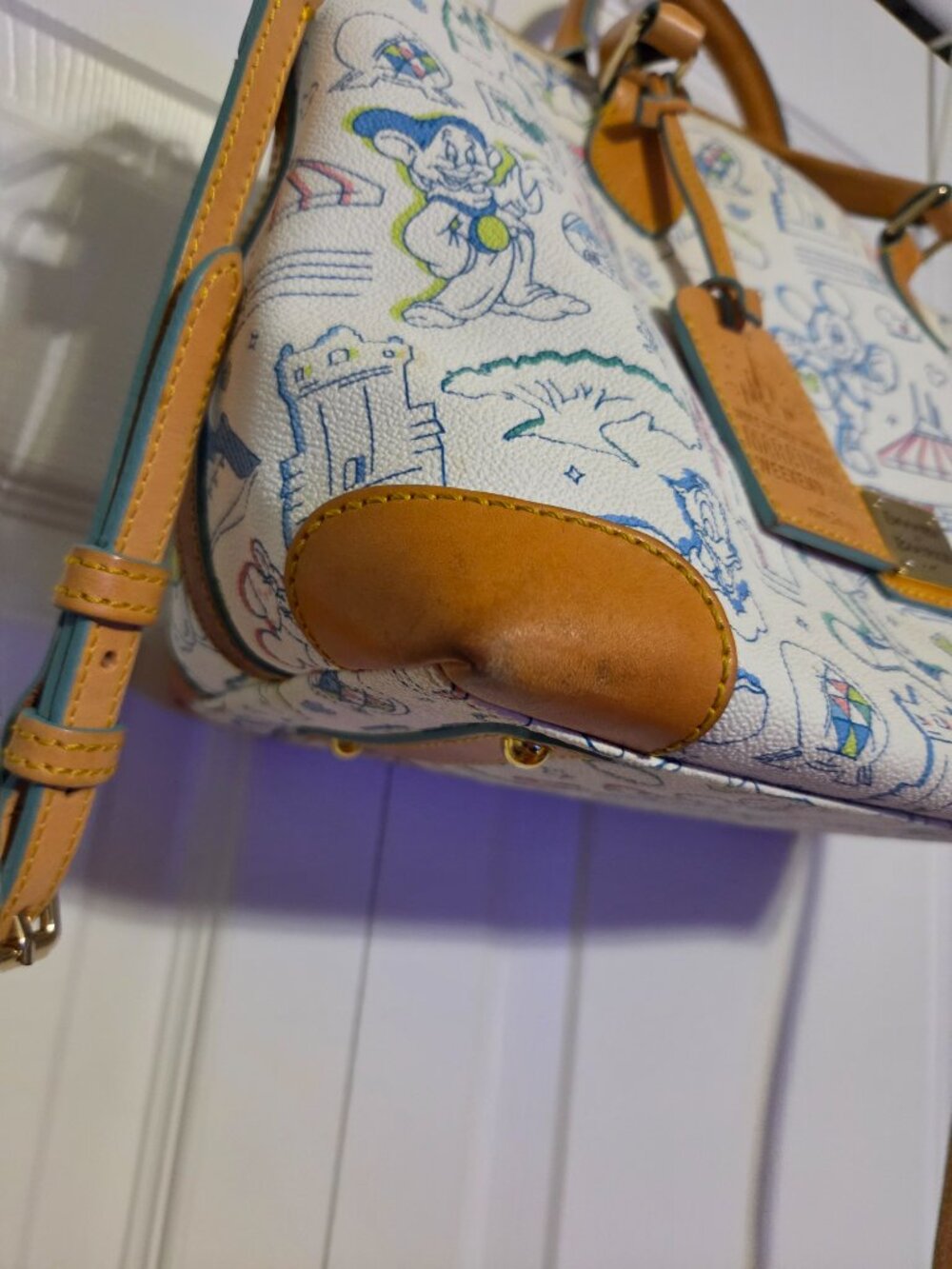 Disney Dooney & Bourke RunDisney 2017 Marathon Weekend Satchel Purse Bag - Picture 3 of 8